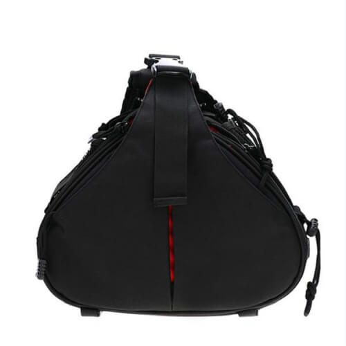 Caden Kameraväska svart med axelrem & regnskydd