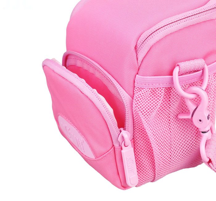 Kiwifotos KCC-001 kameraväska rosa för spegellösa kameror