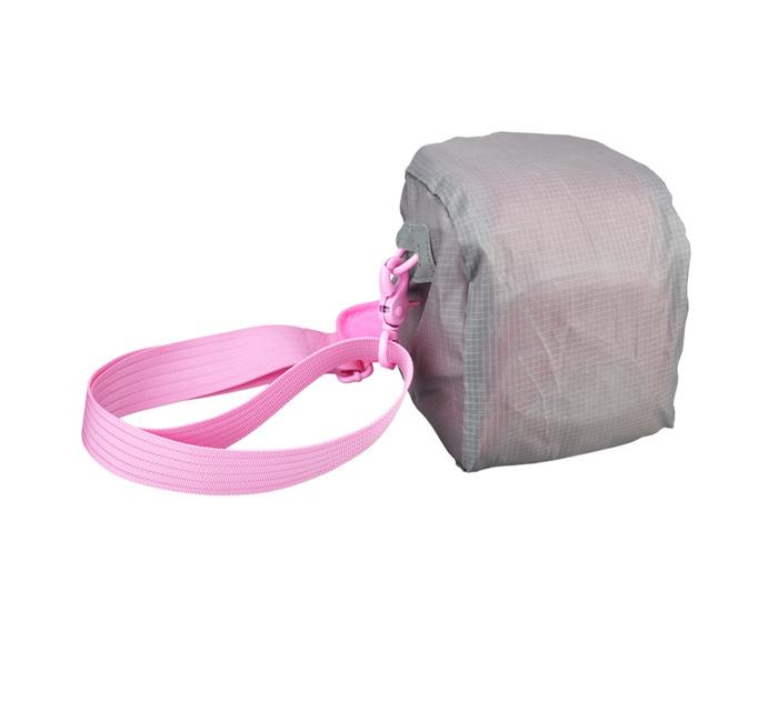 Kiwifotos KCC-001 kameraväska rosa för spegellösa kameror
