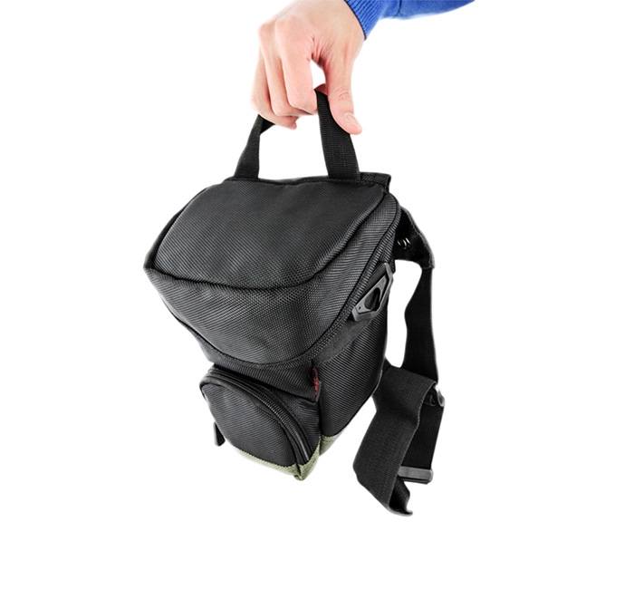 ONE kameraväska tålig modell - Svart/grön