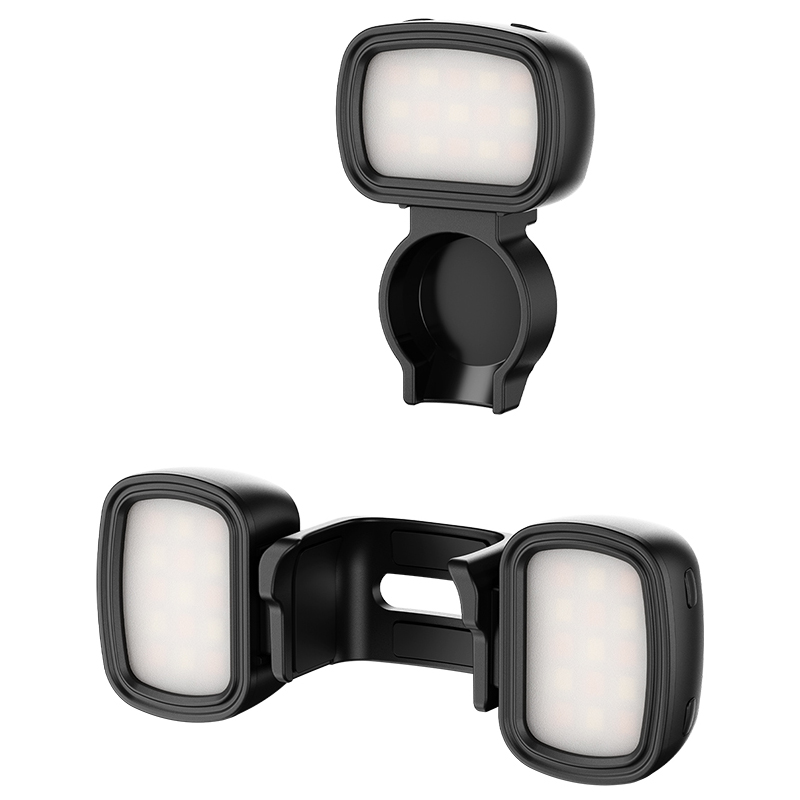 JJC 3st Mini LED-lampor och hållare för DJI Osmo Pocket 3