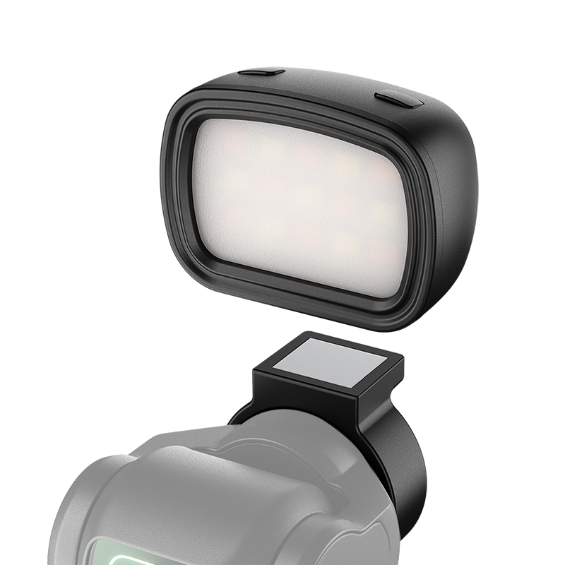 JJC 3st Mini LED-lampor och hållare för DJI Osmo Pocket 3