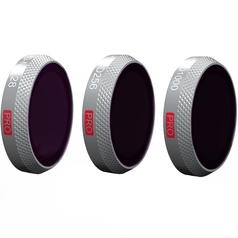 PGYTECH Super ND-filter (3-i-1) sæt til Mavic 2 Zoom: ND128 ND256 ND1000