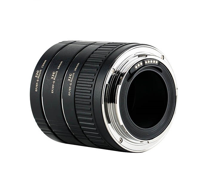 JJC Mellanringar 12mm,20mm & 36mm elektronisk för Canon EOS AET-CS(II)