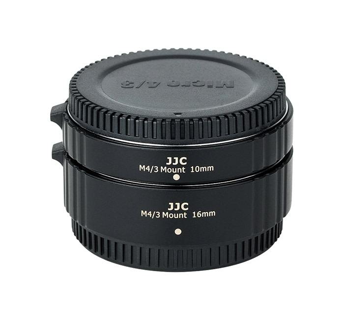 JJC AET-M43S(II) mellanringar 11mm & 16mm – elektronisk för Micro 4/3