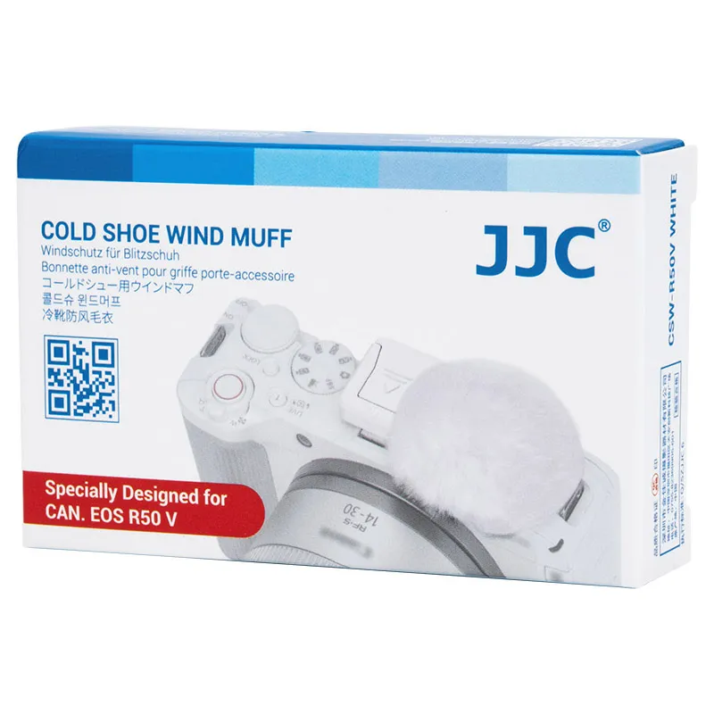 JJC CSW-R50 Vindskydd med blixtsko för Canon EOS R50 V