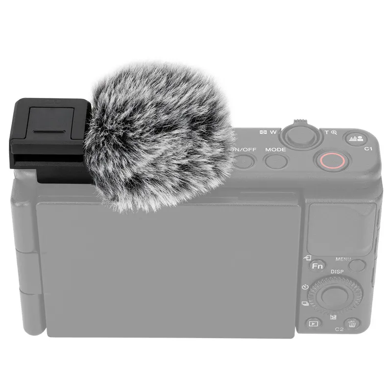 JJC CSW-ZVE10 Vindskydd med blixtsko för Sony ZV-E10-serien