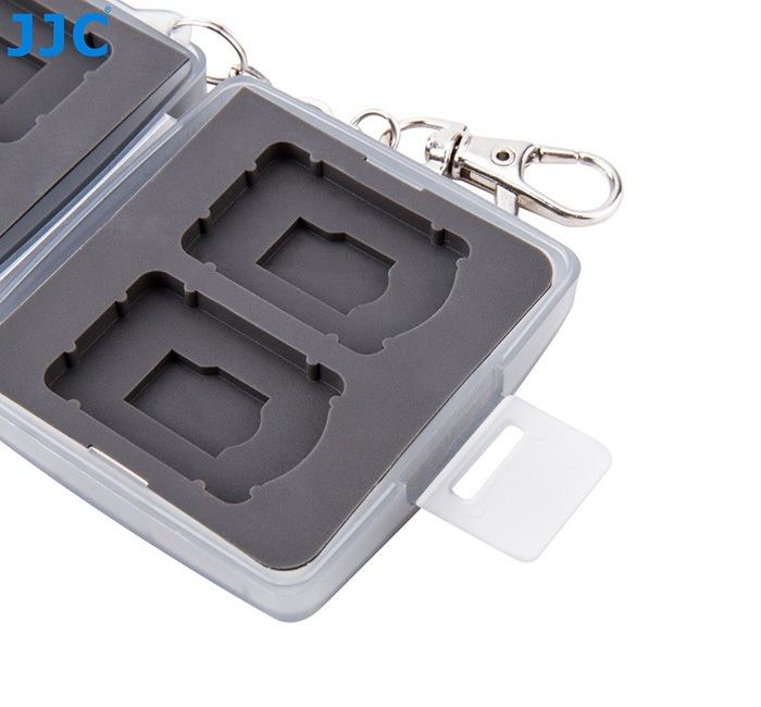 JJC Robust ask för minneskort 4xNS & 4xMSD