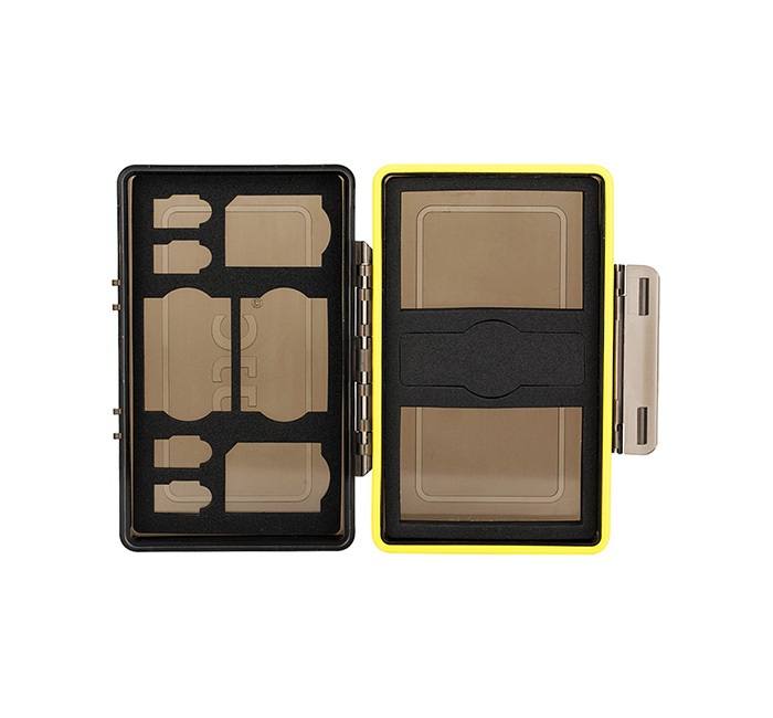 JJC Minneskortsfodral för 2xkamerbatterier 2xSD + 4xMSD + 2xXQD