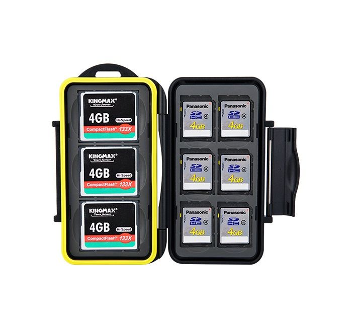 JJC Minneskortsfodral för 6xSD + 3xCF