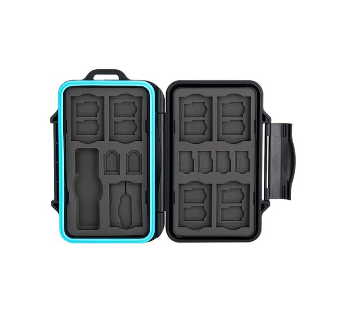 JJC MCR-STS27 Minneskortsfodral för 7xSD + 16xTF + 2xM-SIM + 2xN-SIM