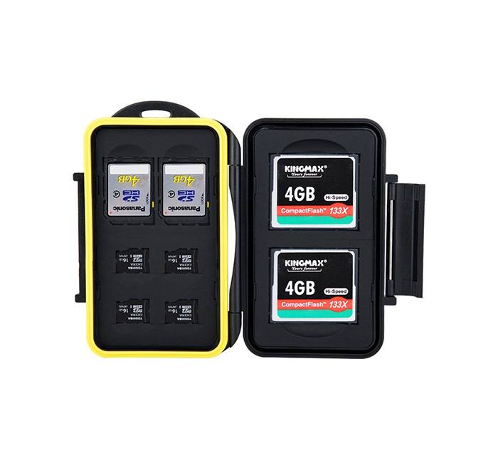 JJC Minneskortsfodral för 2xCF + 2xSD + 4xMicroSD