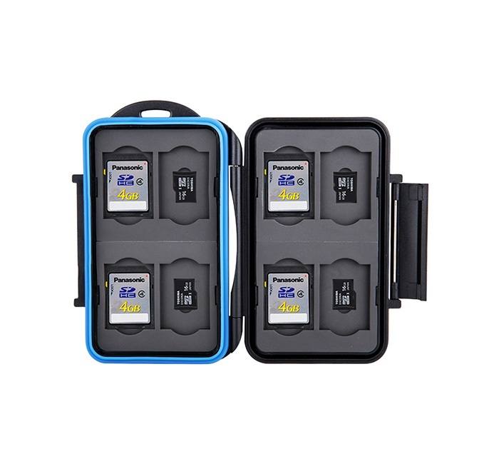 JJC Minneskortsfodral för 8xSD + 8xMicroSD