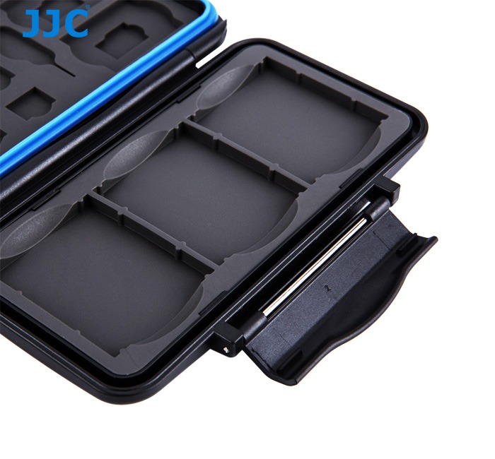 JJC Minneskortsfodral för 2xCF 2xSD 2x MSD 2x SIM 2xMicro SIM 3x Nano SIM