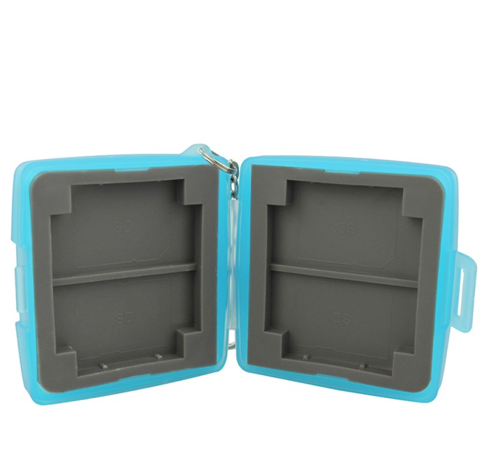 JJC Robust ask för minneskort 4xSD & 2xCF