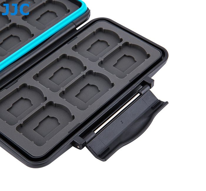 JJC Minneskortsfodral för 12xNS + 12xMSD