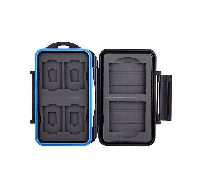 JJC Minneskortsfodral för 2xCF + 4xSD + 4xMSD