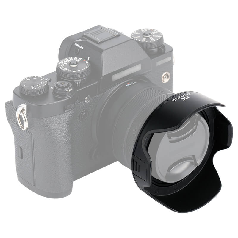 JJC Motljusskydd & adapter 2i1 för Fujifilm XC 15-45mm f/3.5-5.6 OIS PZ