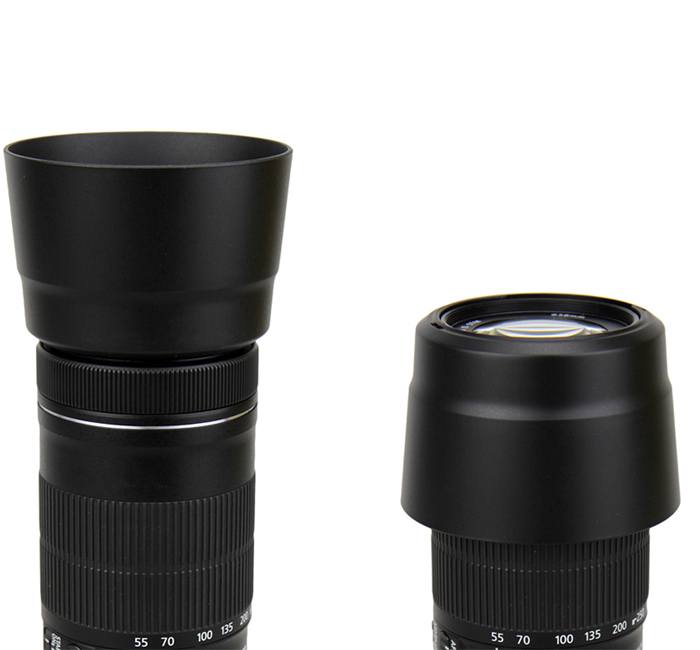 JJC Motljusskydd för Canon EF-S 55-250mm f/4-5.6 IS STM motsvarar ET-63