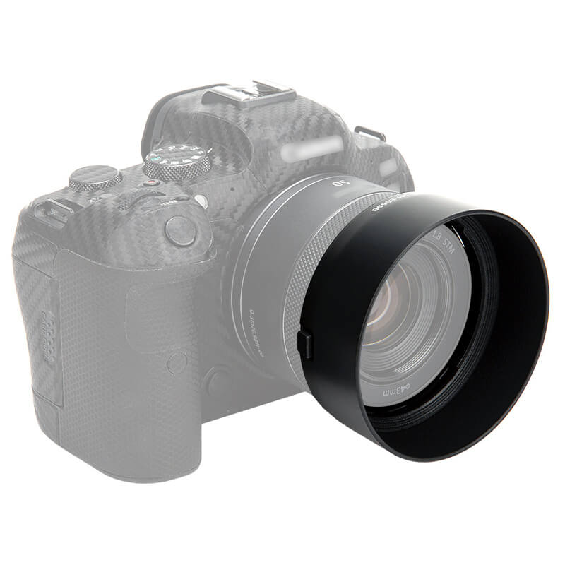 JJC Motljusskydd för Canon RF 50mm f/1.8 STM ersätter ES-65B