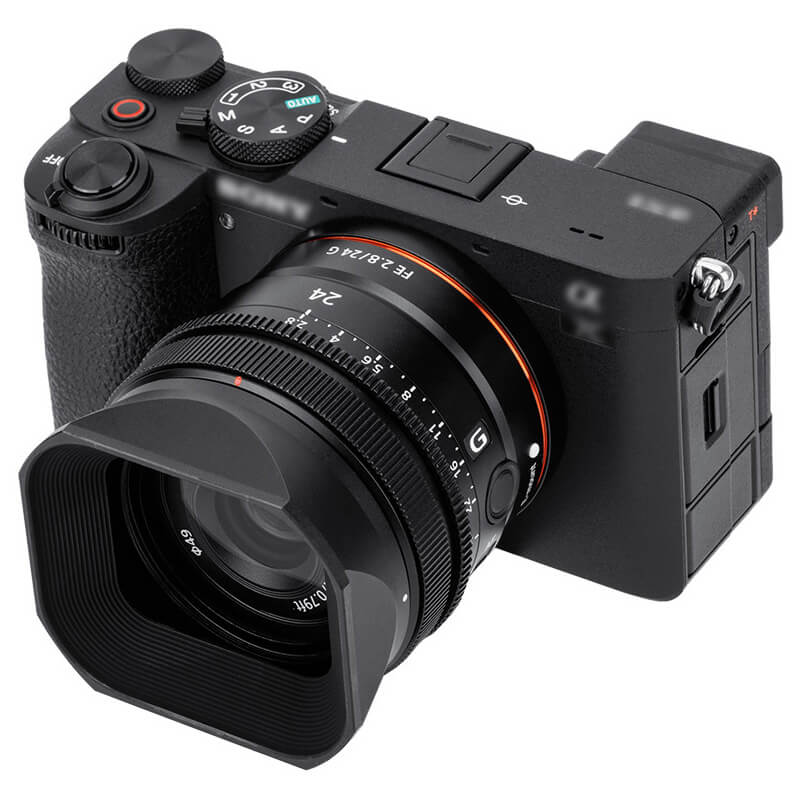 JJC Motljusskydd & lock for Sony FE 24mm f/2.8 G