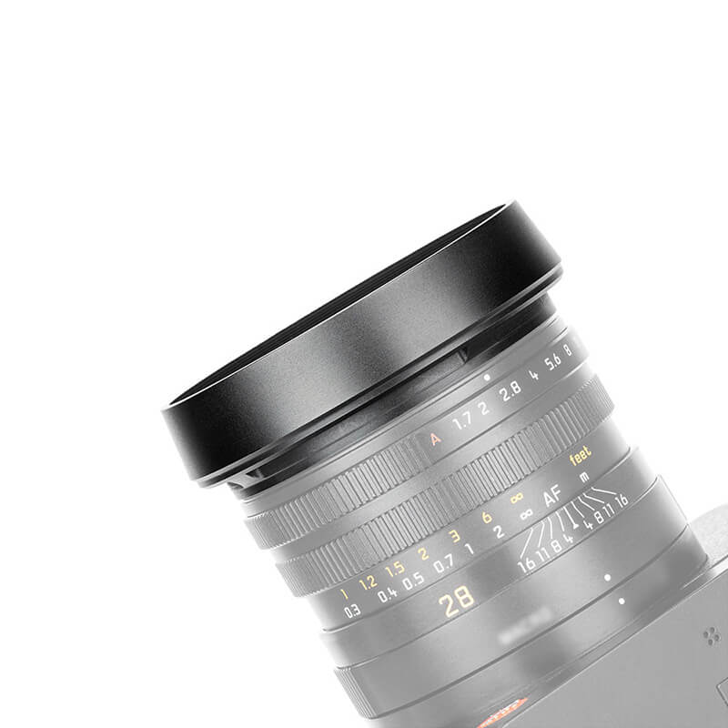 JJC Motljusskydd & objektivlock för Leica Q-Serien Q3 Q2 Q1 Svart