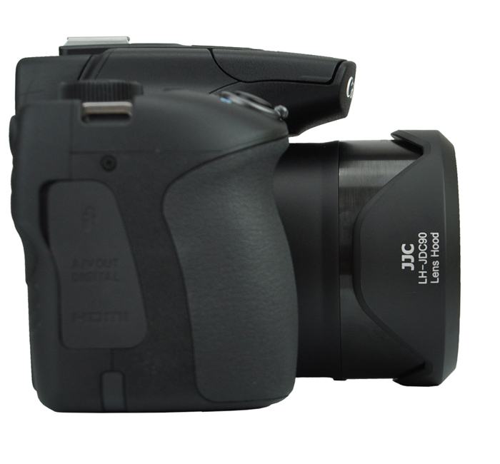 JJC Motljusskydd för Canon PowerShot SX60 HS / SX70 HS, motsvarar LH-DC90