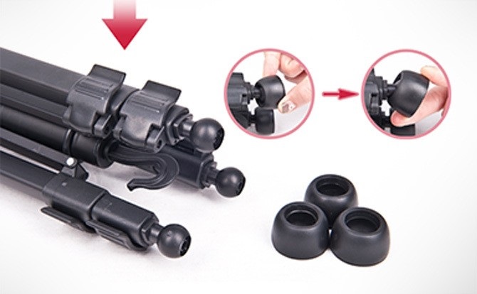 Nest Kamerastativ 135cm med videohuvud 2.5kg