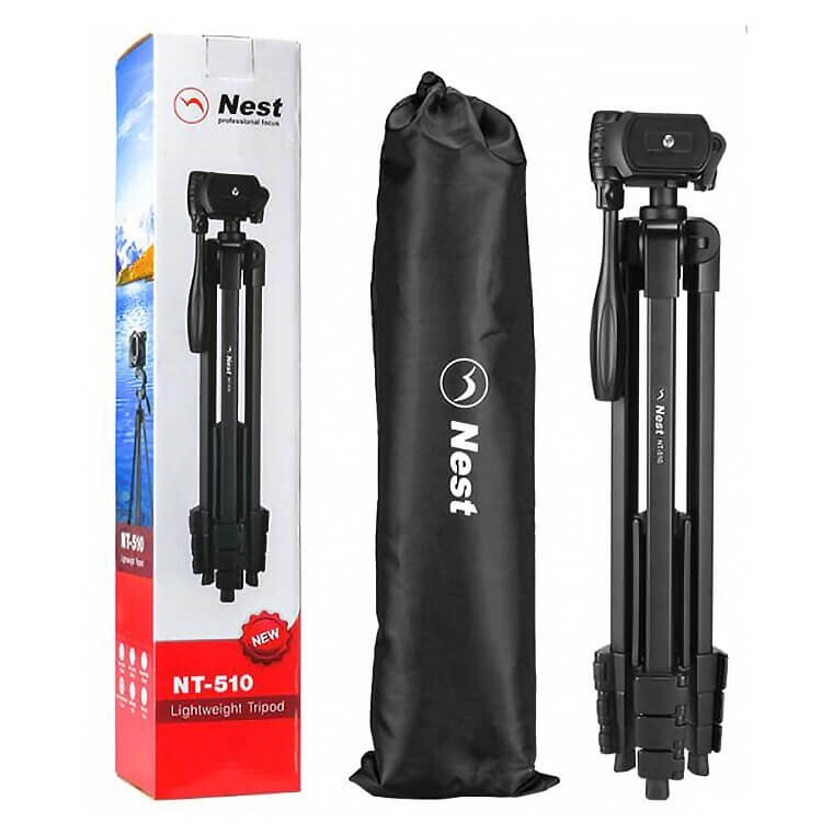 Nest Kamerastativ 135cm med videohuvud 2.5kg