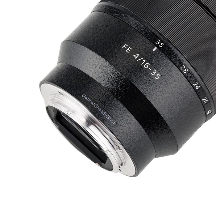 Kiwifotos Skin för Sony Vario-Tessar T* FE 16-35mm f/4 ZA OSS - Lädertextur