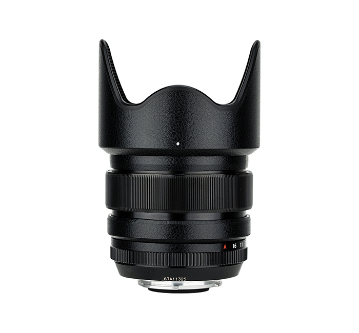 Kiwifotos Skin för Fujifilm XF 23mm f/1.4 R - Svart Lädertextur