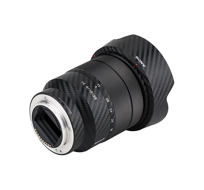 Kiwifotos Skin för Sony Vario-Tessar T* FE 16-35mm f/4 ZA OSS - kolfiberfilm