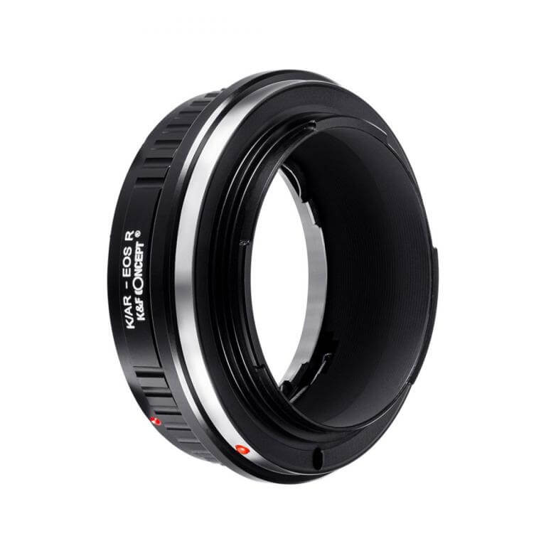 K&F Concept Objektivadapter till Konica AR objektiv för Canon EOS R kamerahus