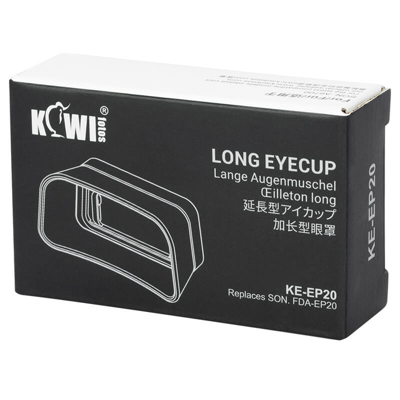 Kiwifotos Ögonmussla lång för Sony A6700