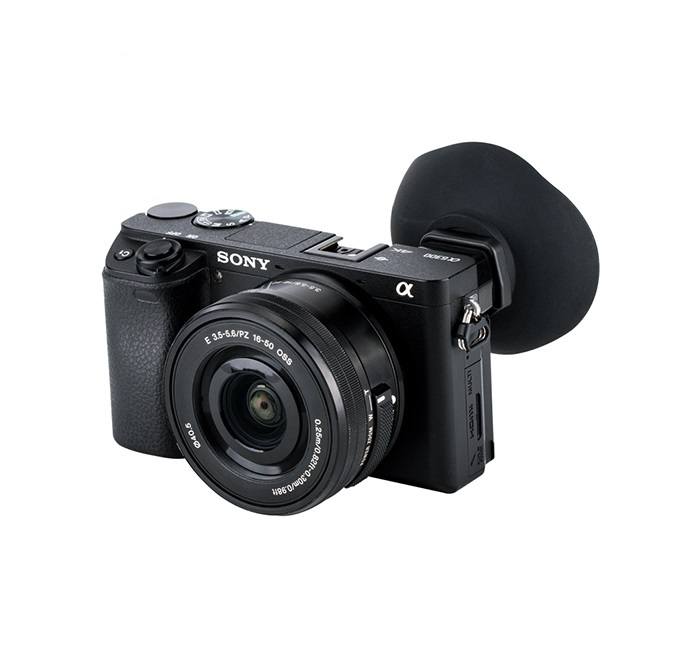 JJC Ögonmussla oval modell för Sony a6300 a6000 Nex-6 Nex-7