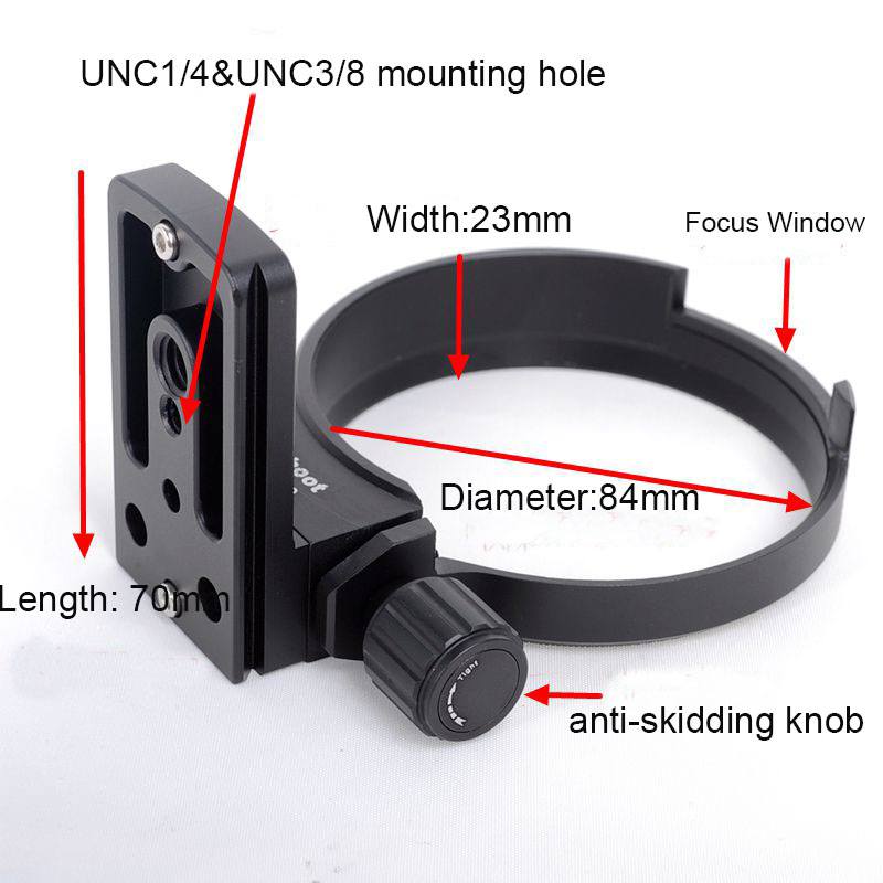 iShoot Stativfäste för Sigma 100-400mm f/5-6.3 DG OS HSM Contemporary