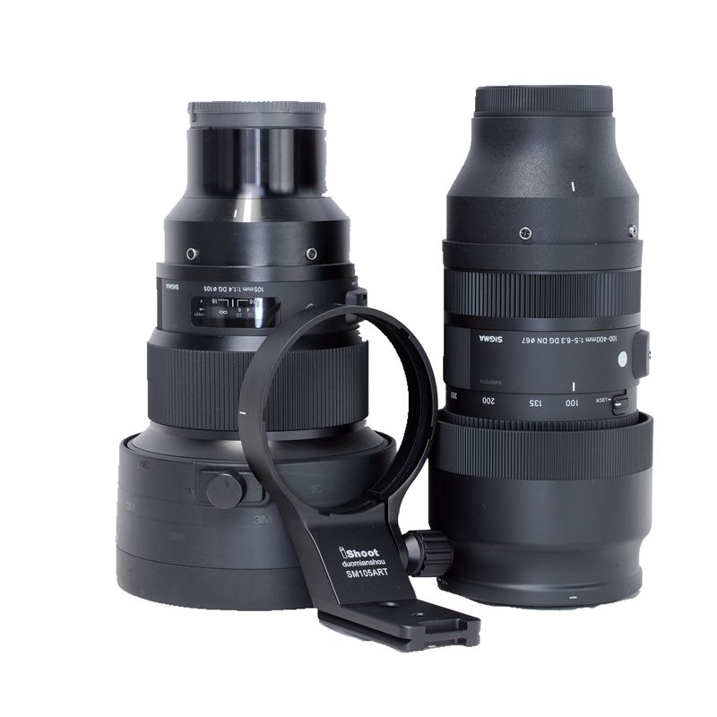 iShoot Stativfäste för Sigma 100-400mm f/5-6.3/ 105mm F1.4 DG