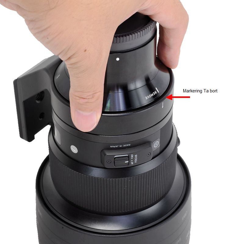 iShoot Stativfäste för Sigma 100-400mm f/5-6.3/ 105mm F1.4 DG