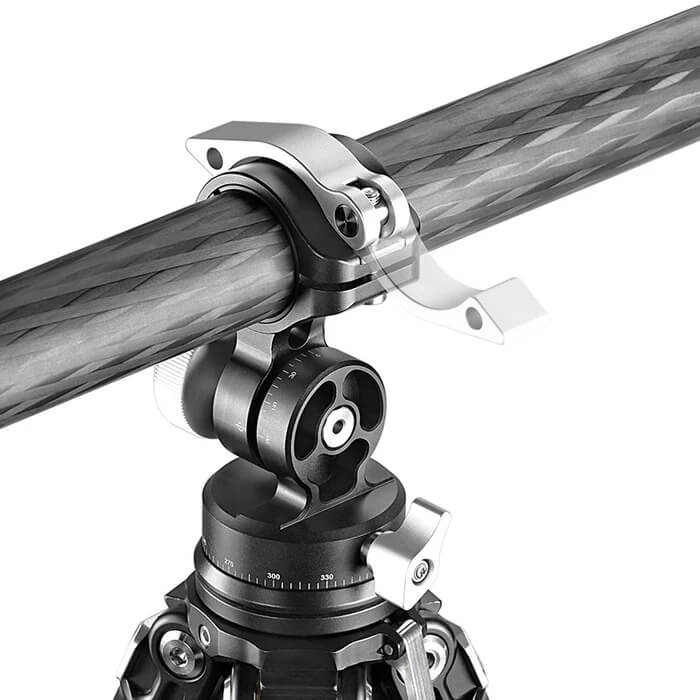 Sunwayfoto CCB-01 Mittpelare 360° roterbar av kolfiber med 2-vägshuvud