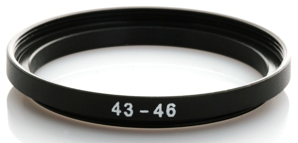 Step Up Ring 43-46mm - Gör filtergängan större