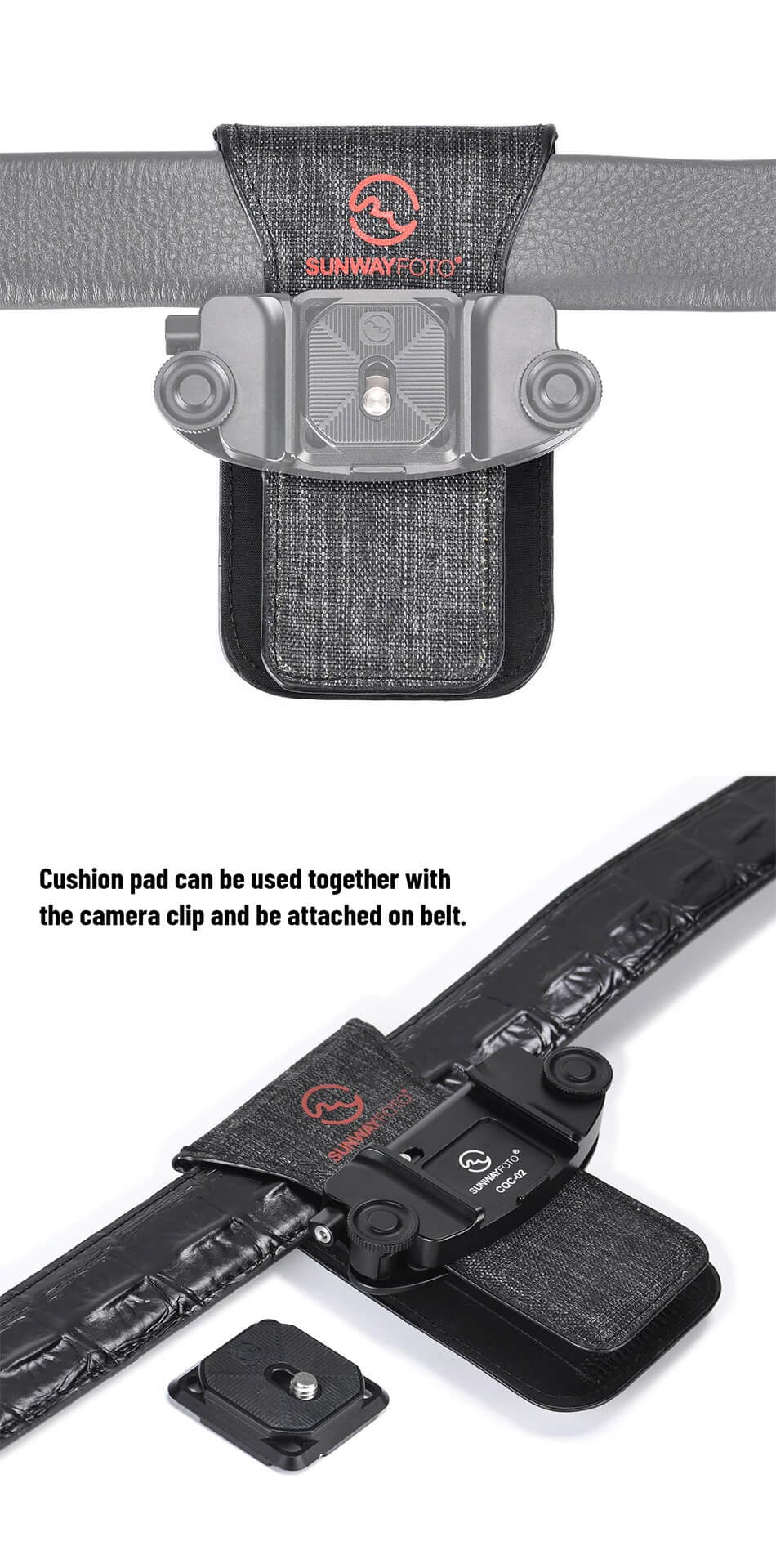 Sunwayfoto CQC-01 Kamerahölster med fäste & Arca platta