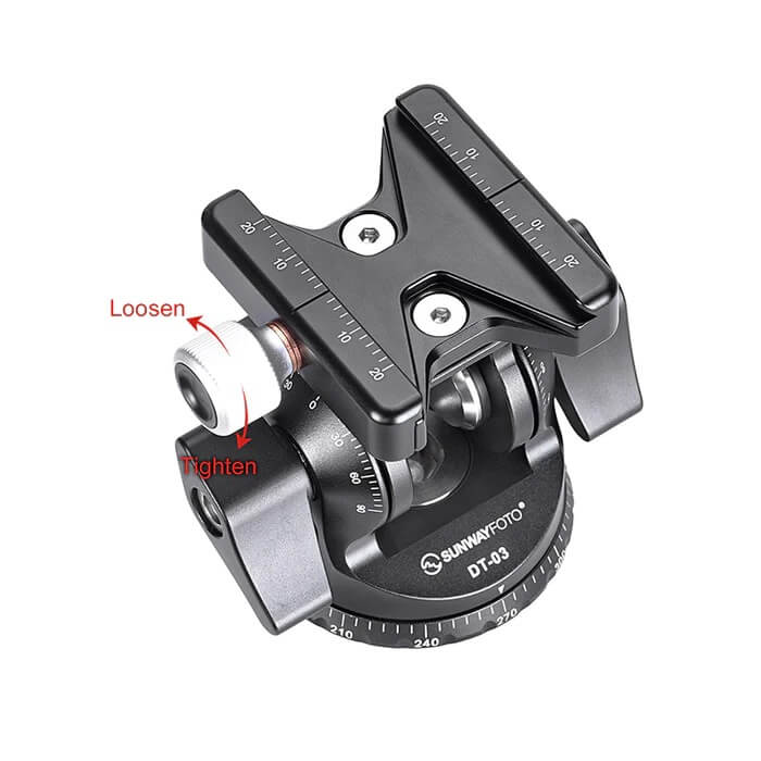 Sunwayfoto DT-03S Tilthuvud med panorama 15kg