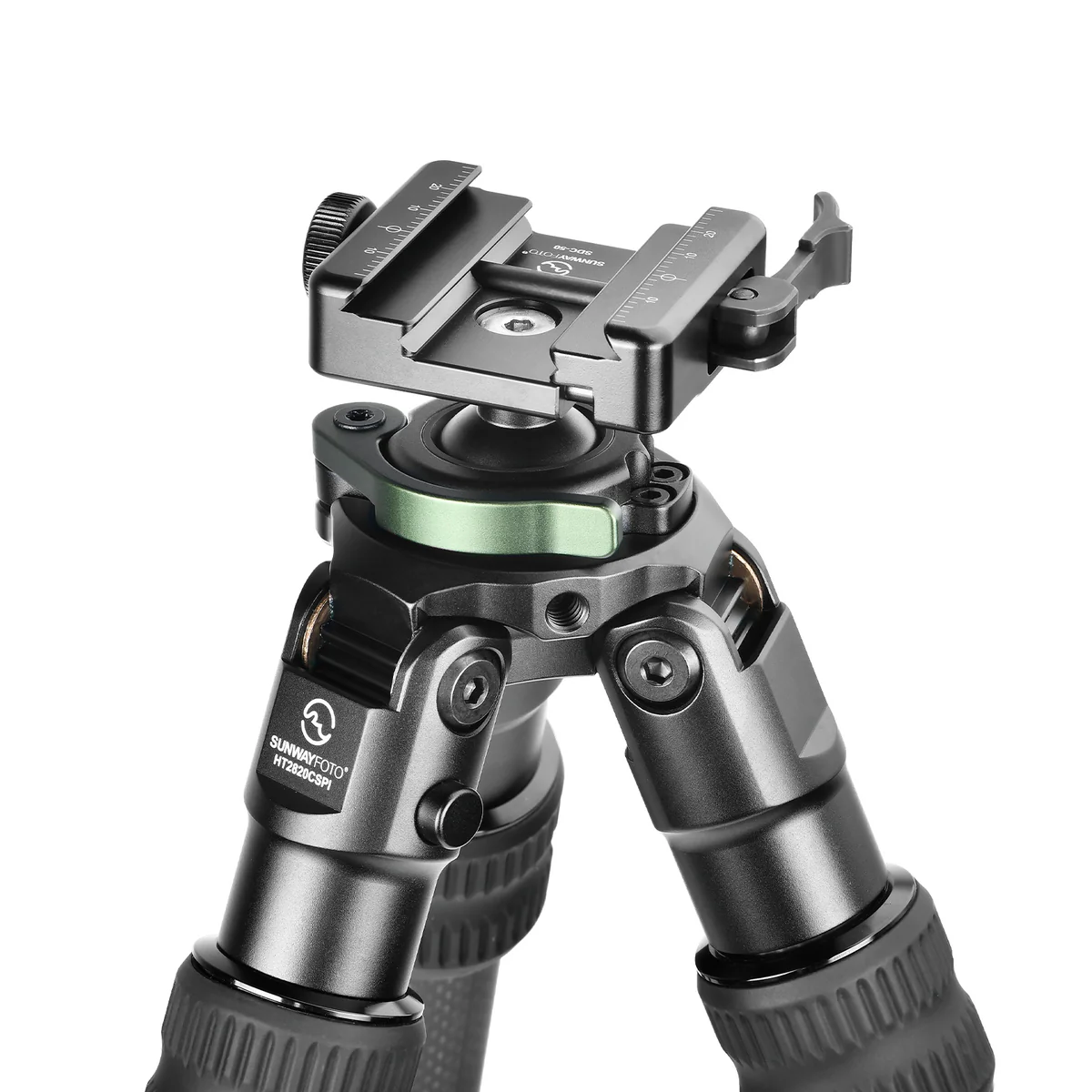 Sunwayfoto HT2820CSPI-S kulfiberstativ 124 cm med integreret kuglehoved og Arca