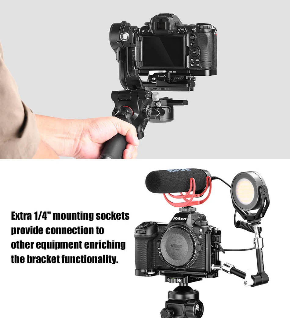 Sunwayfoto L-Bracket för Nikon Z6 III