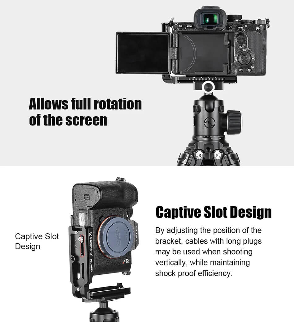 Sunwayfoto L-Bracket för Sony A7R V