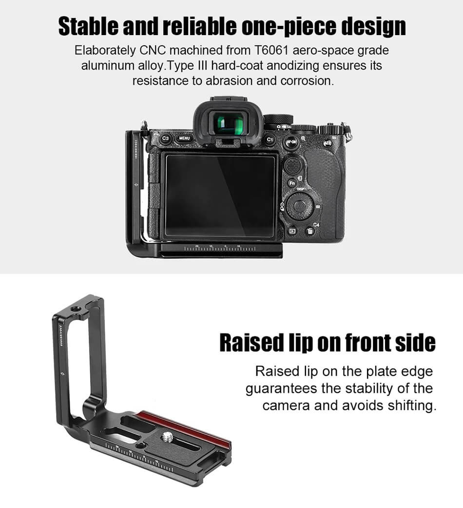 Sunwayfoto L-Bracket för Sony A7R V