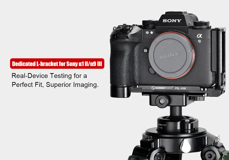 Sunwayfoto L-beslag til Sony A9 III & A1 II