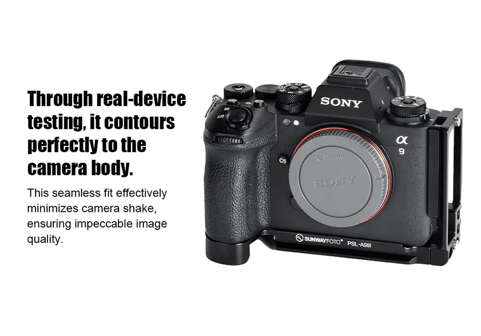 Sunwayfoto L-beslag til Sony A9 III & A1 II