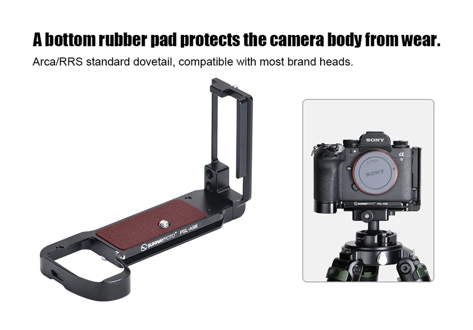 Sunwayfoto L-beslag til Sony A9 III & A1 II