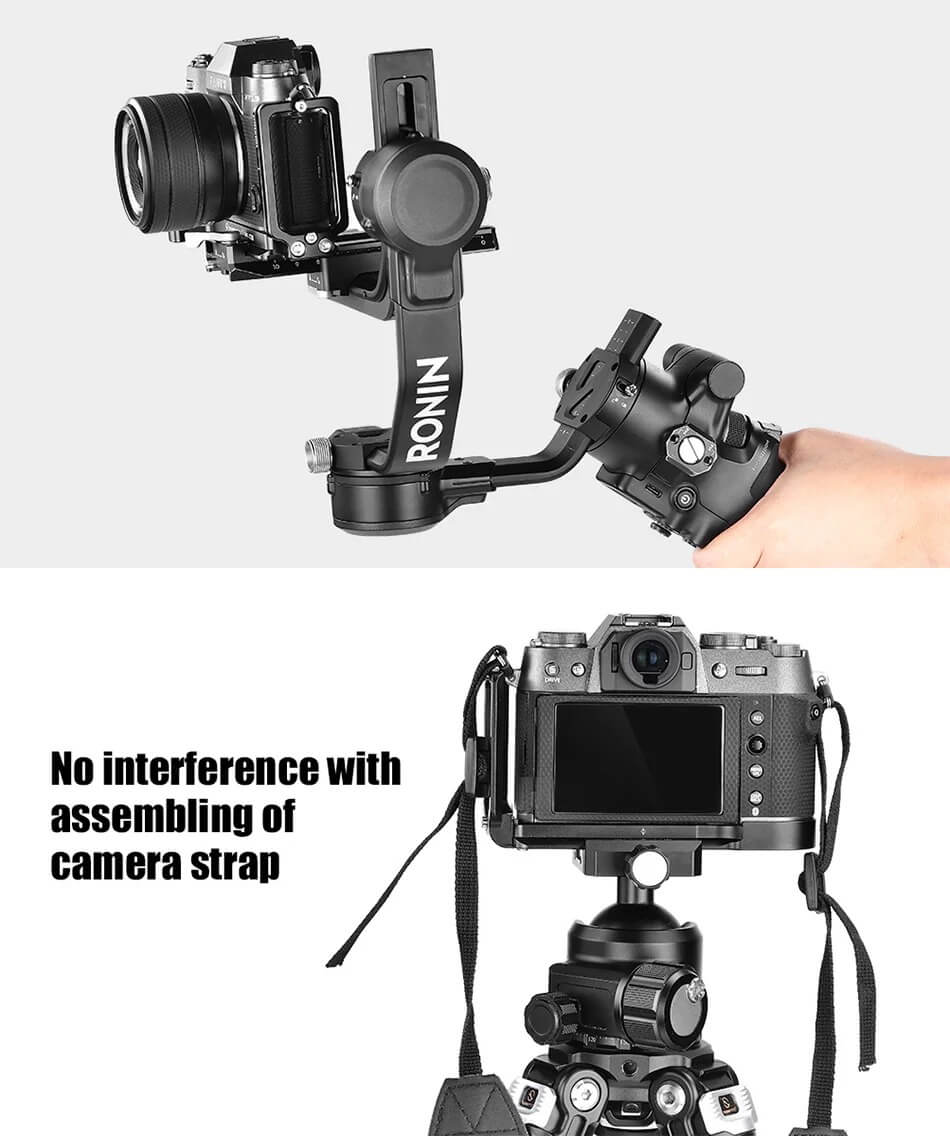 Sunwayfoto L-Bracket med handgrepp för Fujifilm X-T50